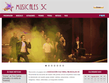 Tablet Screenshot of musicales3c.com